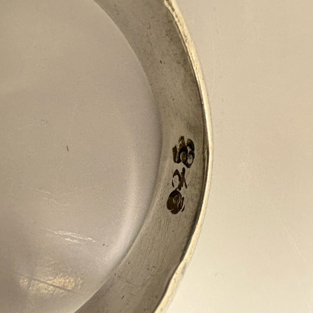 Elegant Silver and Mabe Blue Pearl Ring - Picture 7 of 8